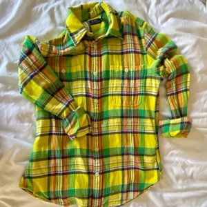 Ralph Lauren Flannel Shirt-Size 10